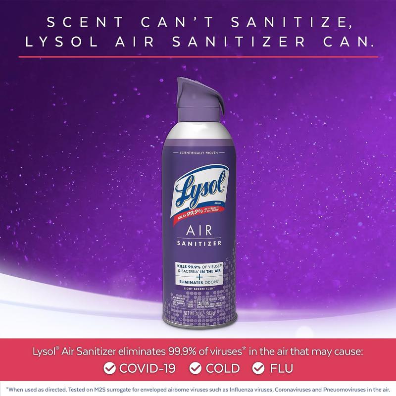 LYSOL XỊT KHỬ TRÙNG KHÔNG KHÍ HƯƠNG GIÓ 283G