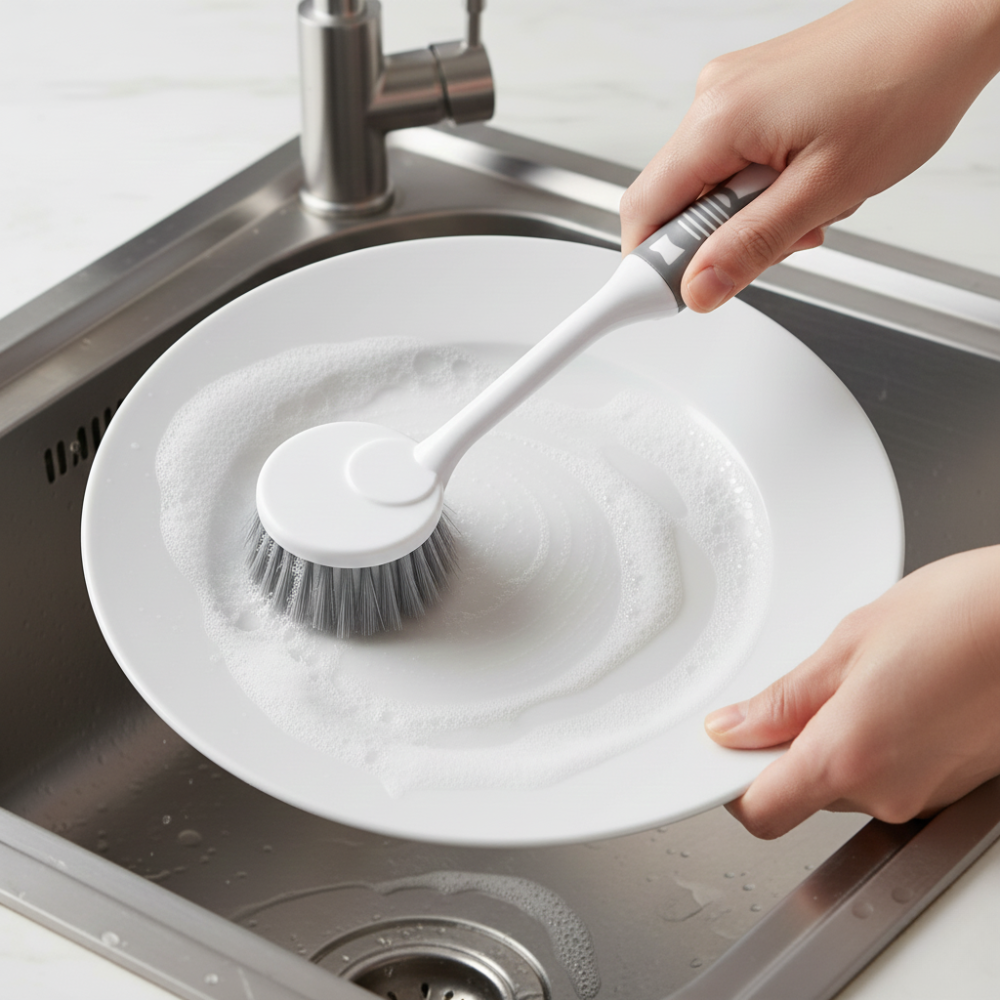 ACE CỌ RỬA CHÉN BẰNG NHỰA CÓ TAY CẦM