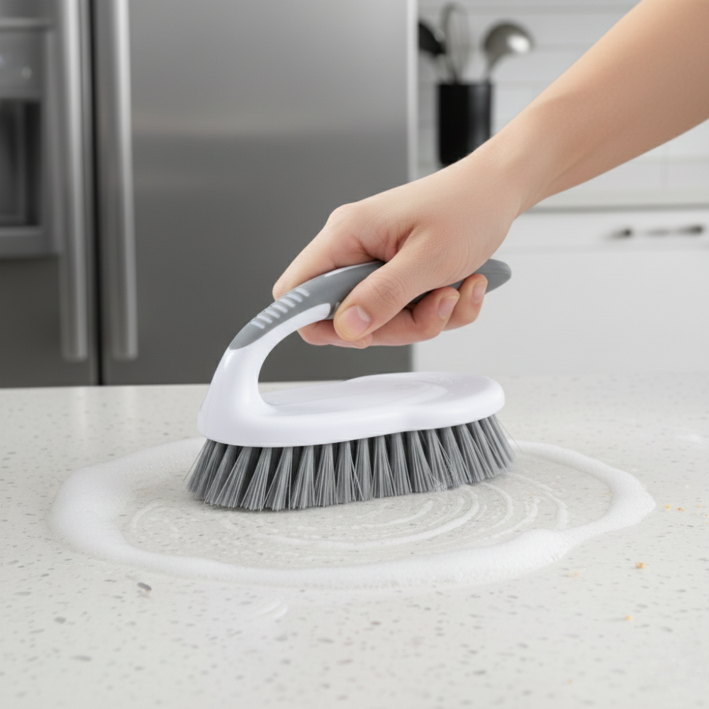 ACE BÀN CHẢI VỆ SINH SỢI KIM LOẠI TAY CẦM NHỰA