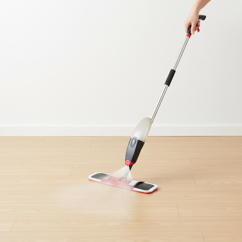 ACE CÂY LAU NHÀ ĐẦU CHỮ NHẬT CÁN THÉP DÀI 125CM