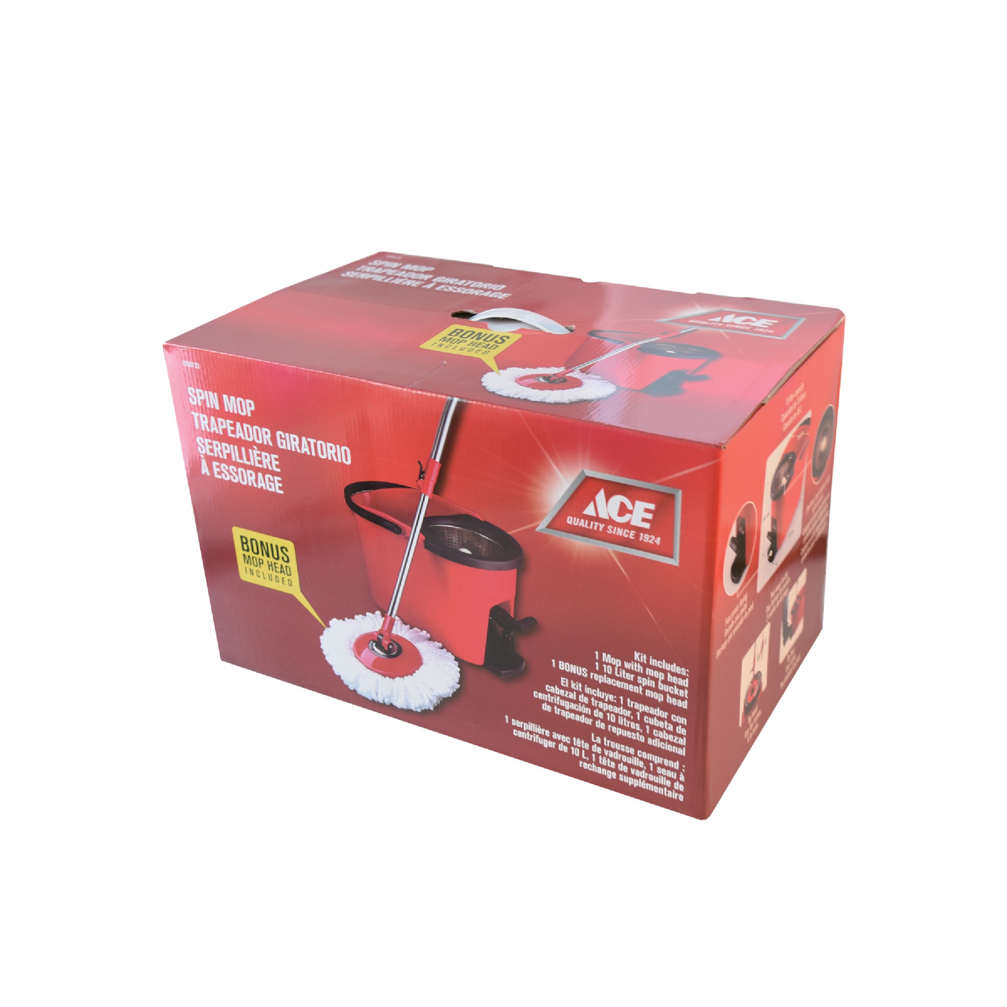 ACE BỘ XÔ VÀ CÂY LAU NHÀ VẮT XOAY SỢI MICROFIBER