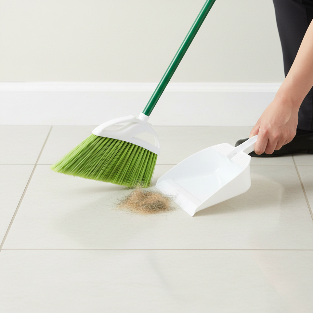 LIBMAN BỘ CHỔI KÈM KI HỐT RÁC PET TÁI CHẾ 31.8CM