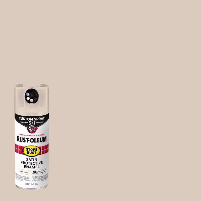 RUST-OLEUM XỊT BẢO VỆ KIM LOẠI 340G SATIN WHITE