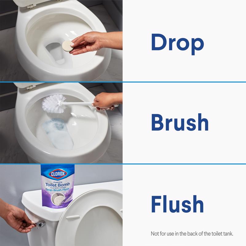 CLOROX GÓI 5 VIÊN TẨY RỬA BỒN CẦU 150G LAVENDER