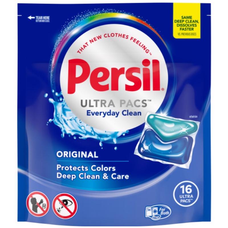 PERSIL GÓI 16 VIÊN VIÊN GIẶT QUẦN ÁO CHO MÁY GIẶT