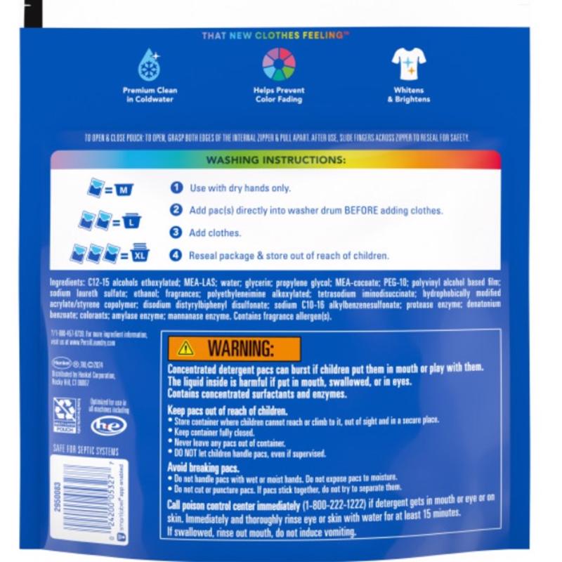 PERSIL GÓI 16 VIÊN VIÊN GIẶT QUẦN ÁO CHO MÁY GIẶT