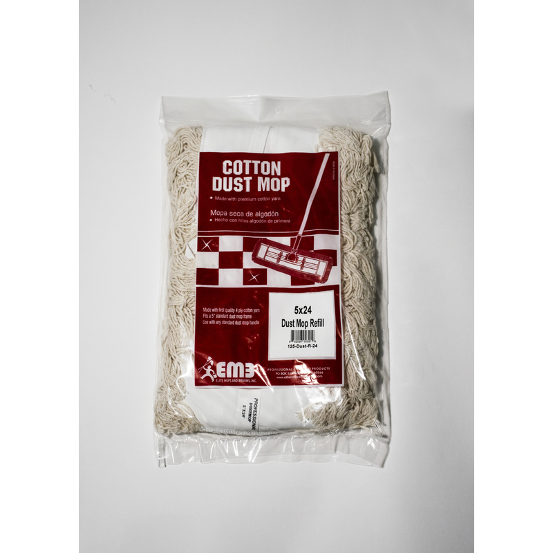 ELITE MOPS AND BROOMS ĐẦU LAU BỤI COTTON 12.7X61CM