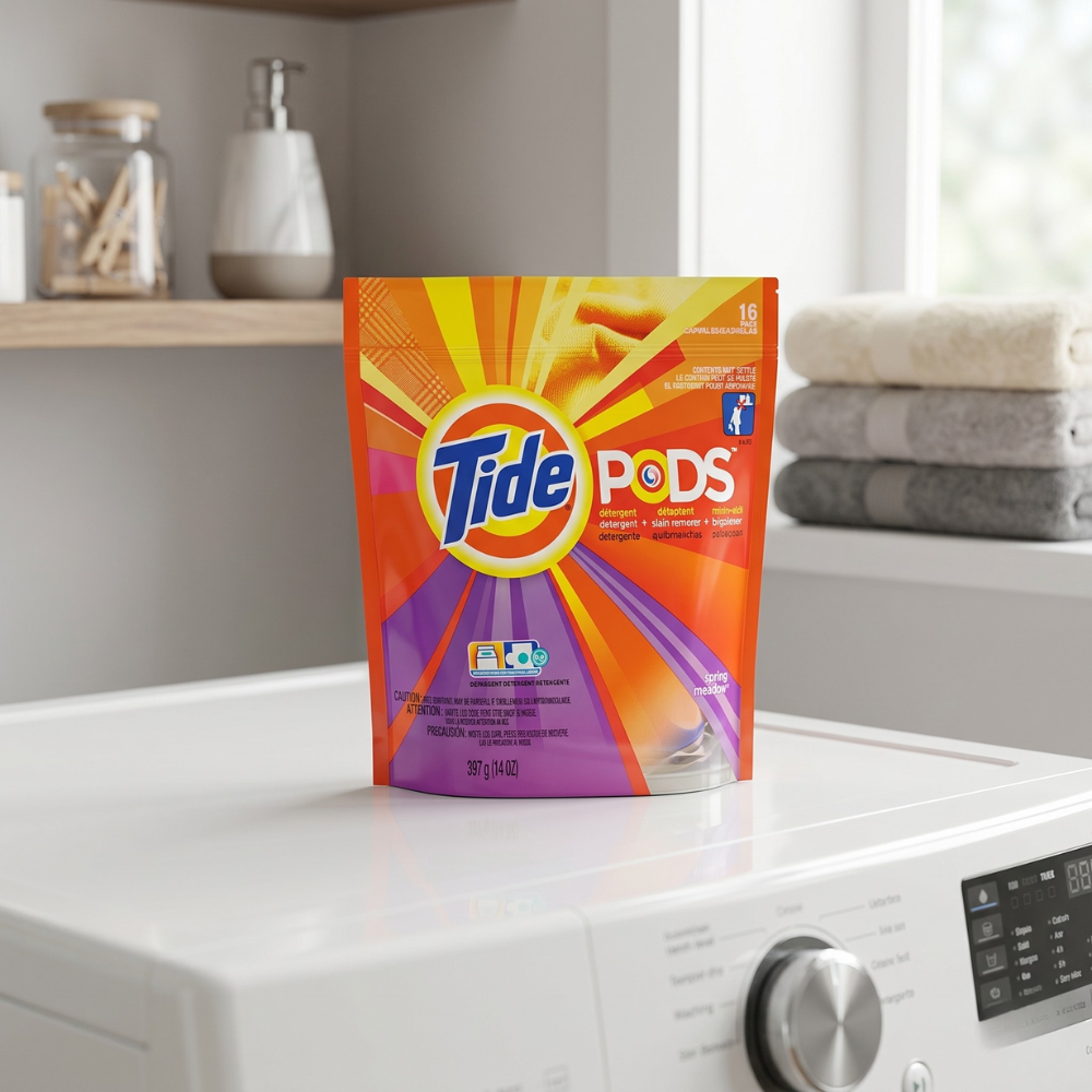 GÓI 16 VIÊN GIẶT QUẦN ÁO TIDE 396.9G HƯƠNG HOA CỎ