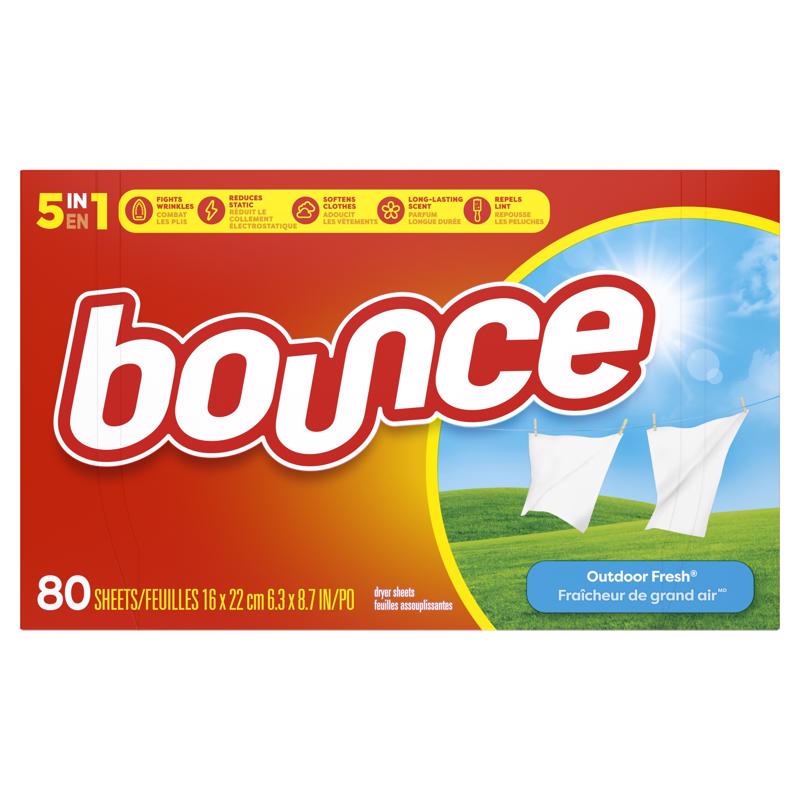 HỘP 80 TỜ GIẤY THƠM BOUNCE HƯƠNG TƯƠI MÁT