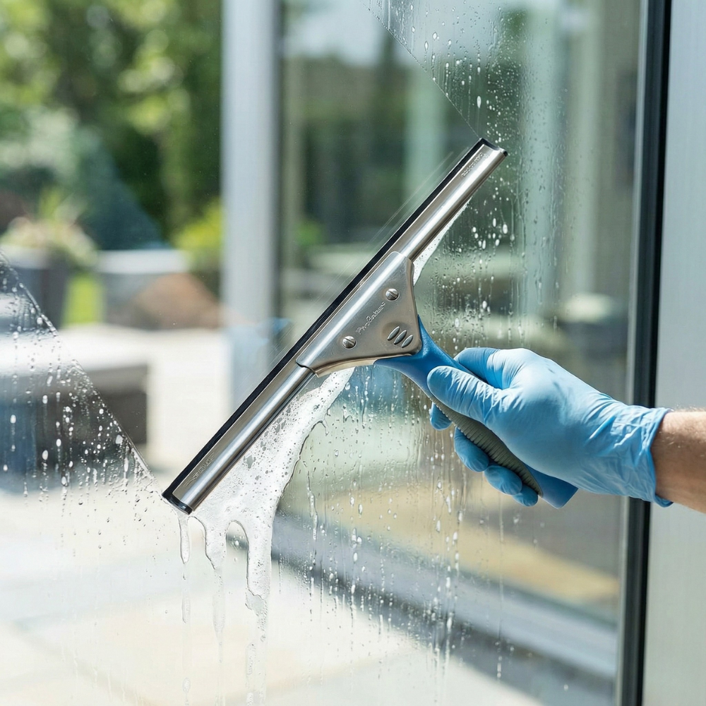 ETTORE DỤNG CỤ GẠT NƯỚC KÍNH THÉP KHÔNG GỈ 25.4CM