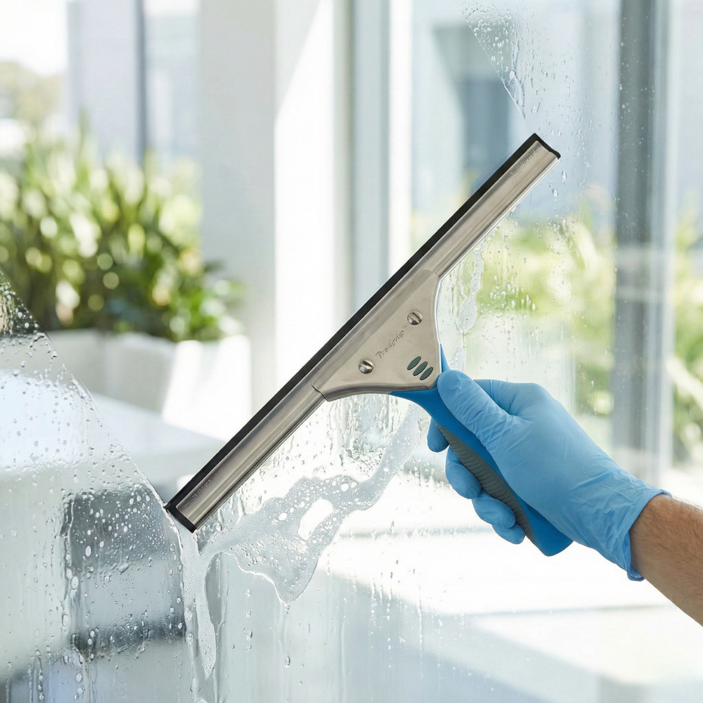 ETTORE DỤNG CỤ GẠT NƯỚC KÍNH THÉP KHÔNG GỈ 30.5CM