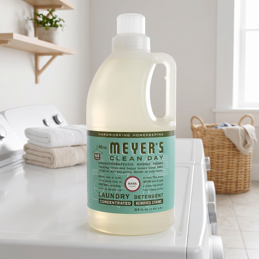 MRS. MEYER'S NƯỚC GIẶT QUẦN ÁO HƯƠNG BASIL 1.8L