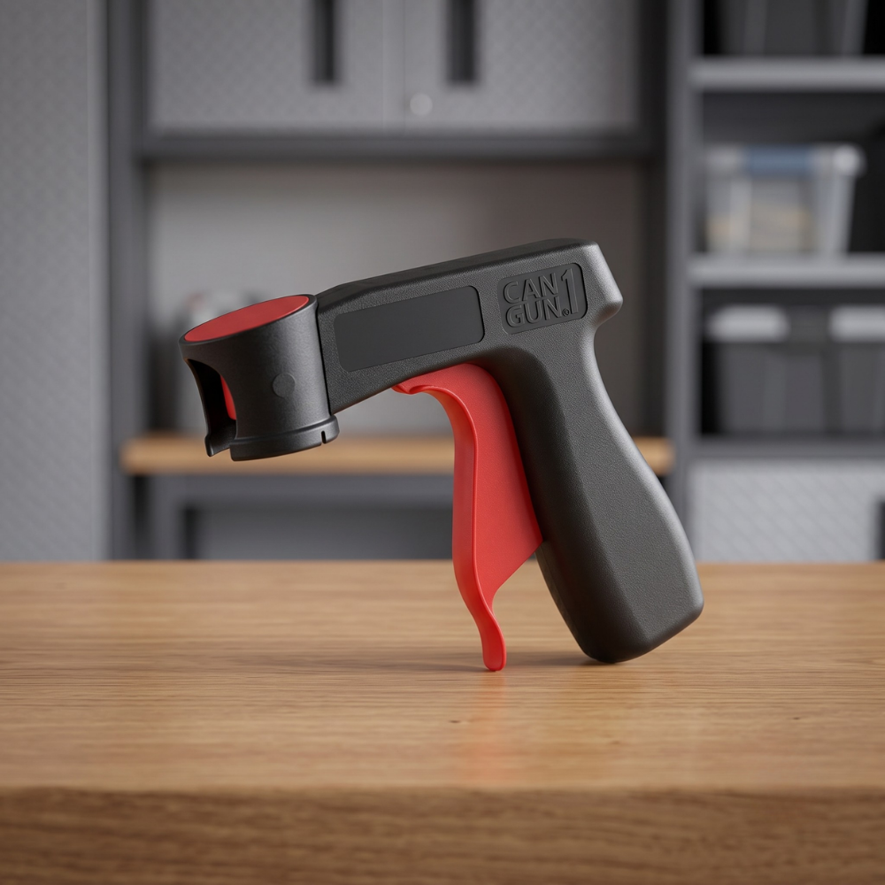CAN GUN SÚNG PHUN SƠN GẮN BÌNH 1 PSI NHỰA TÁI CHẾ