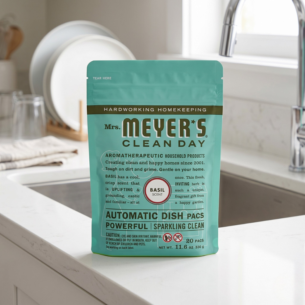 MRS. MEYER'S TÚI 20 VIÊN RỬA CHÉN CHO MÁY RỬA CHÉN