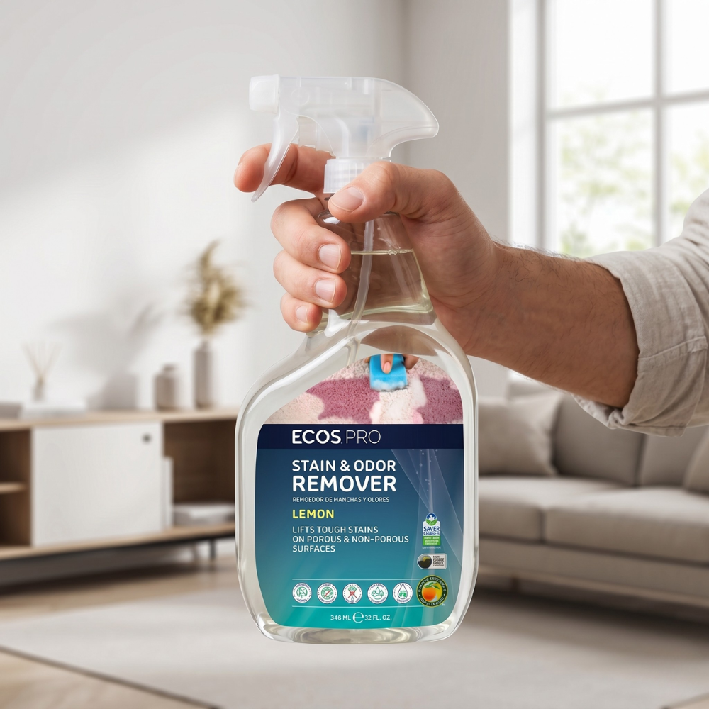 DUNG DỊCH KHỬ MÙI VẾT Ố ECOS PRO HƯƠNG CHANH 950ML