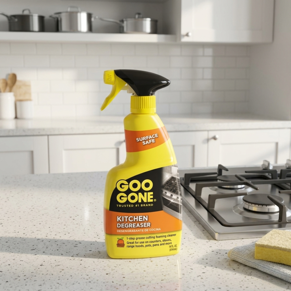 GOO GONE XỊT VỆ SINH DẦU MỠ NHÀ BẾP 414ML-CAM QUÝT