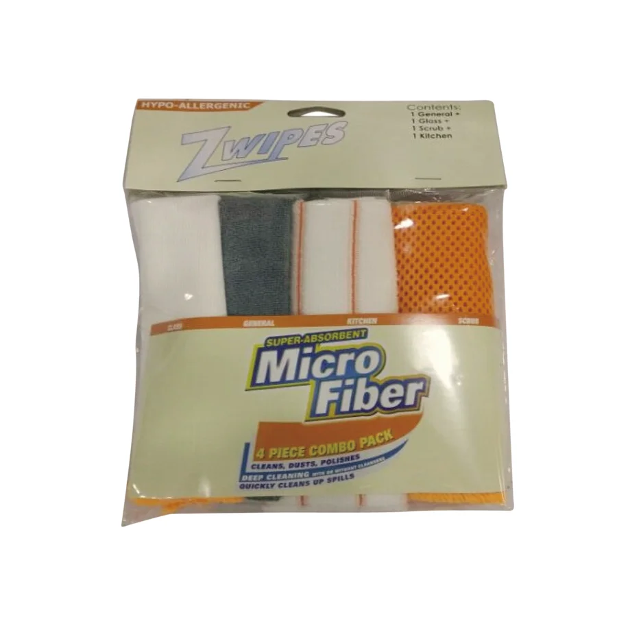 GÓI 4 KHĂN LAU VỆ SINH ZWIPES BẰNG VẢI