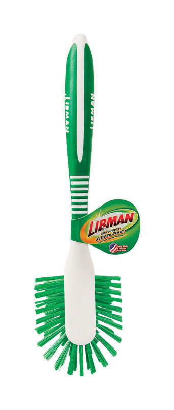 LIBMAN CỌ RỬA BẾP, CHÉN ĐĨA LÔNG CỨNG ĐA NĂNG 20CM