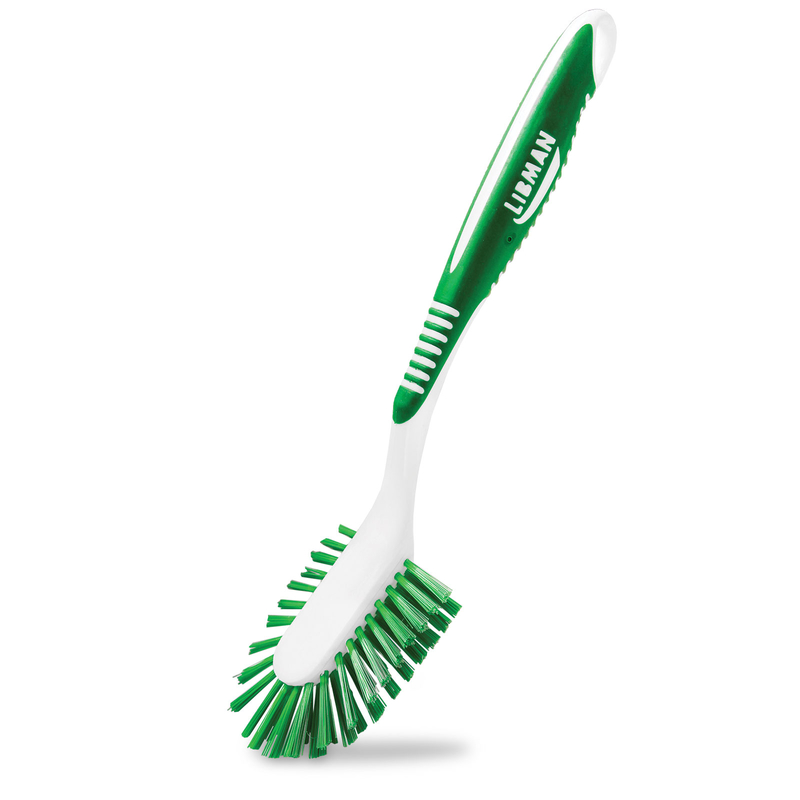 LIBMAN CỌ RỬA BẾP, CHÉN ĐĨA LÔNG CỨNG ĐA NĂNG 20CM