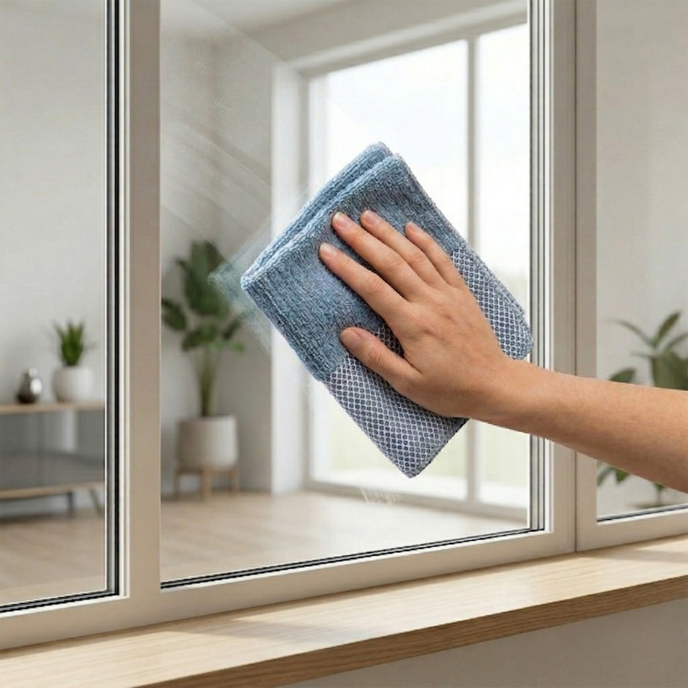 HOME PLUS GÓI 2 KHĂN LAU CHÙI VỆ SINH 30X30CM XÁM