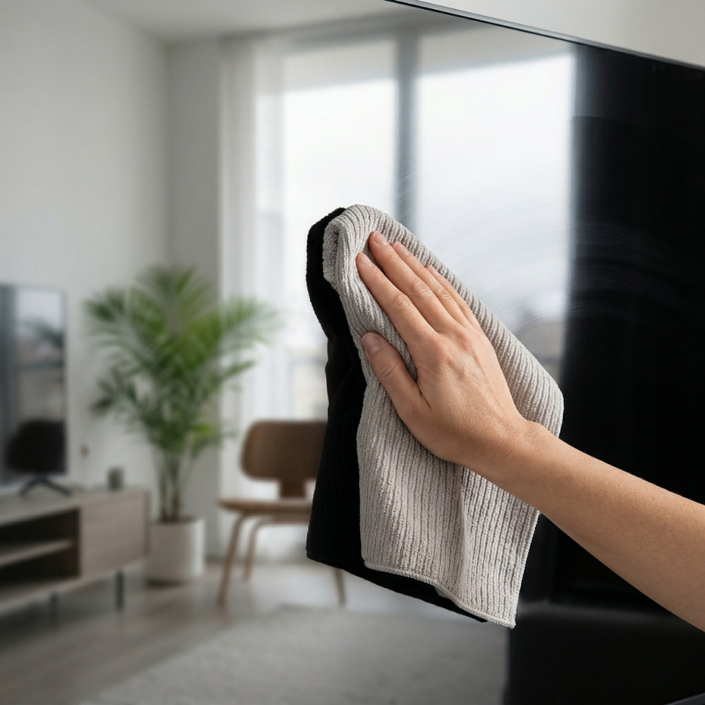HOME PLUS GÓI 2 KHĂN VẢI MICROFIBER 40X60CM XÁM