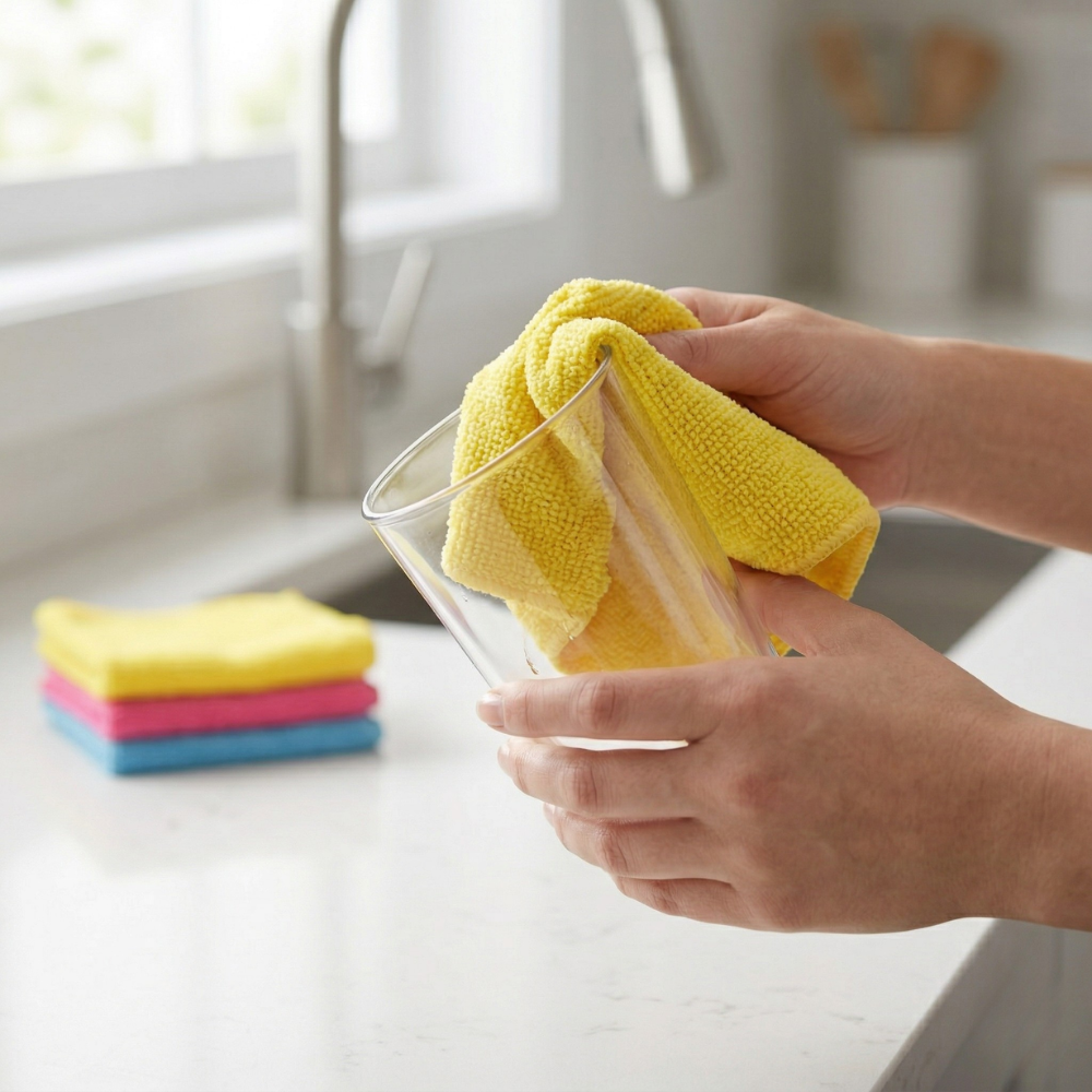 HOME PLUS GÓI 5 KHĂN VẢI MICROFIBER 30X30CM