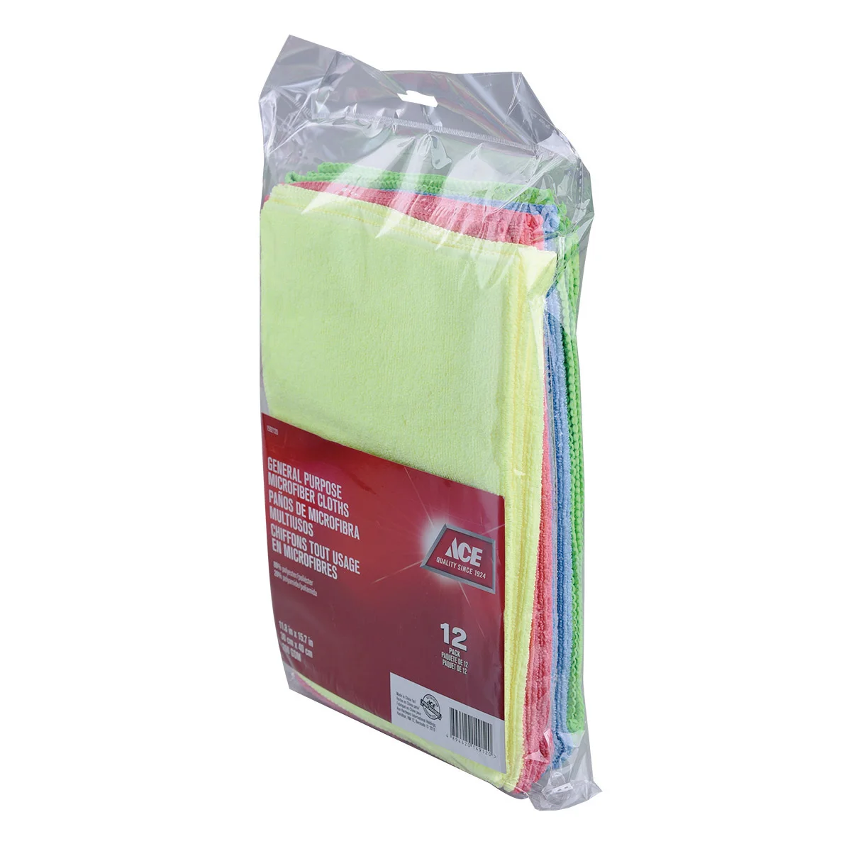 ACE GÓI 12 KHĂN LAU ĐA NĂNG MICROFIBER 30X40CM