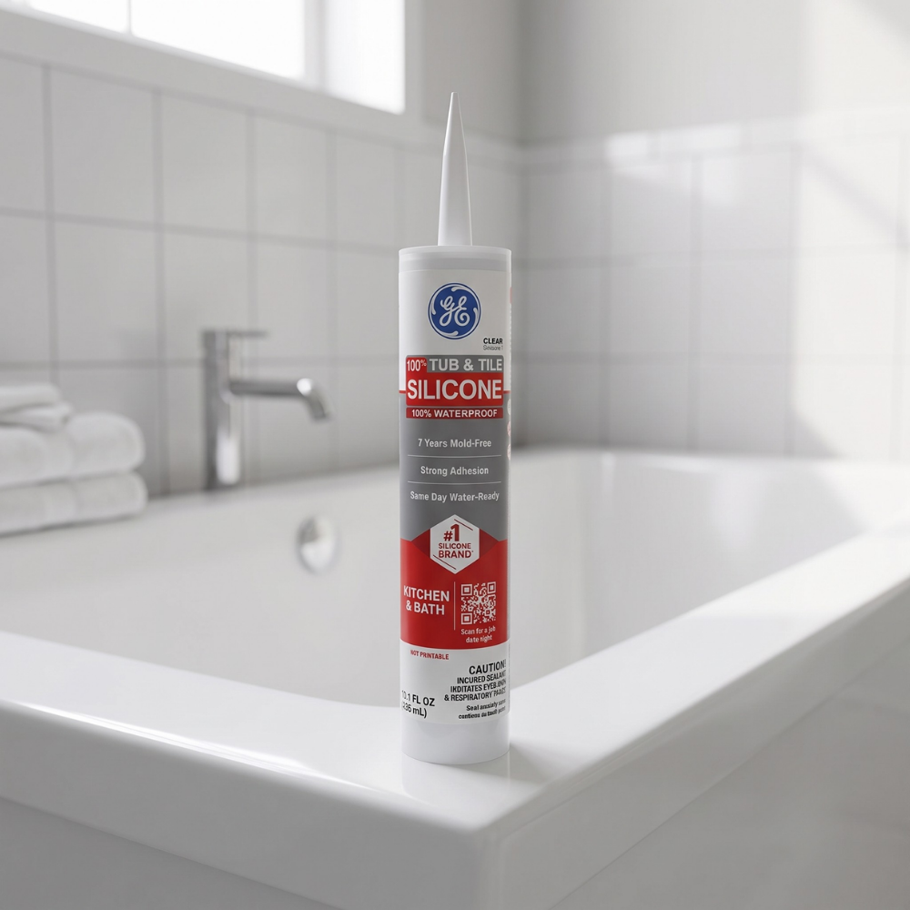 GE KEO TRÁM KHE BỒN TẮM, GẠCH SILICONE 298ML