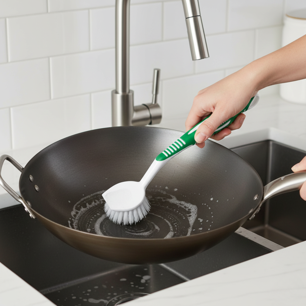 LIBMAN CỌ RỬA CHÉN DĨA LÔNG MỀM CÁN DÀI 23CM