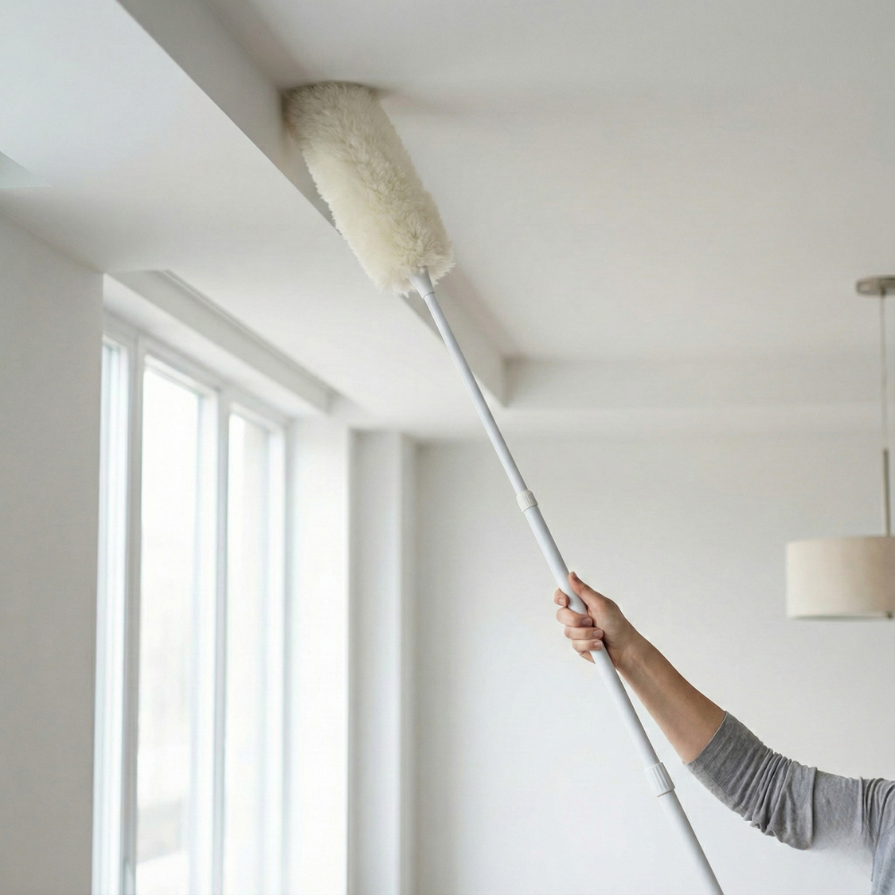 ETTORE CHỔI LAU BỤI ĐẦU LAU LÔNG CỪU LAMBERT 1.5M