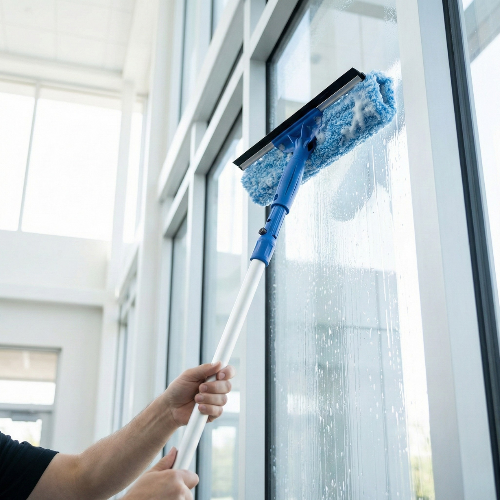 UNGER BỘ DỤNG CỤ VỆ SINH CỬA SỔ MICROFIBER