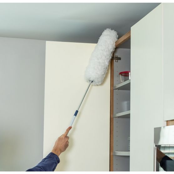 CASABELLA CHỔI LAU BỤI SỢI MICROFIBER KÉO DÀI 89CM