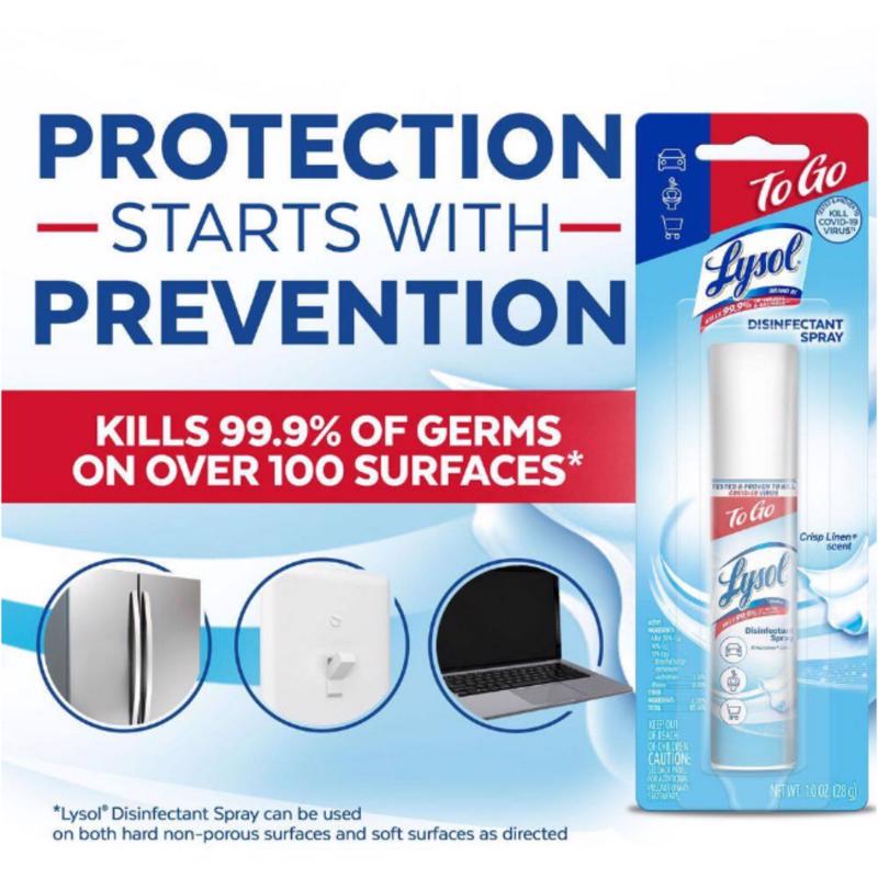 LYSOL XỊT KHỬ TRÙNG BỀ MẶT HƯƠNG VẢI LANH 28G