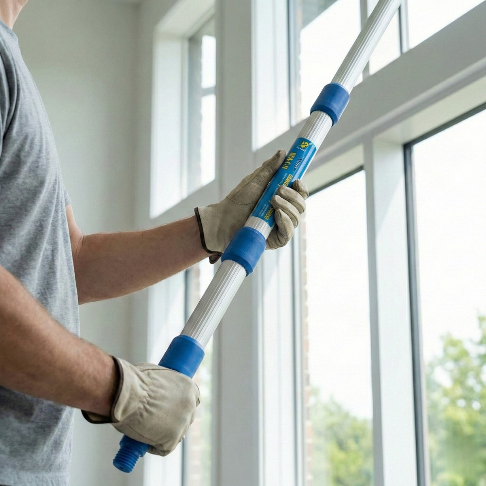ETTORE SÀO NỐI DÀI NHÔM GẮN DỤNG CỤ VỆ SINH 3.66M
