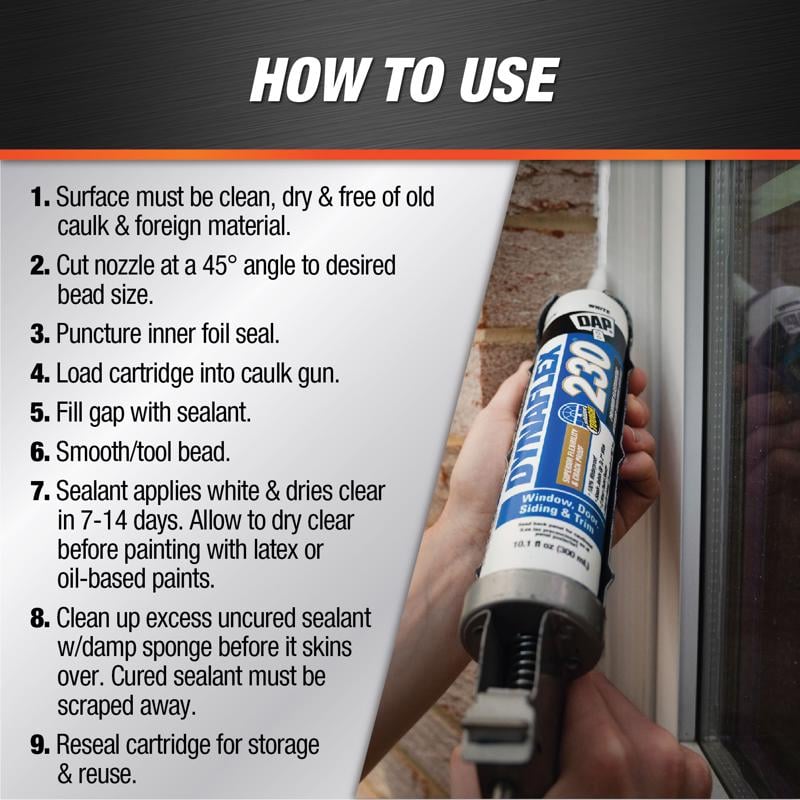 DAP KEO TRÁM KHE CỬA, VÁCH LATEX TRONG SUỐT 300ML