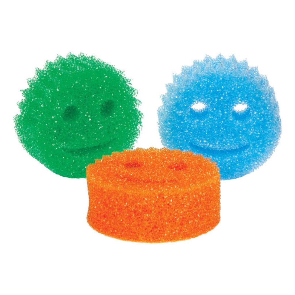 SCRUB DADDY GÓI 3 MIẾNG BỌT BIỂN CHÙI RỬA ĐA NĂNG