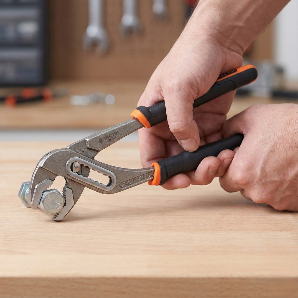 KÌM MỎ QUẠ TACTIX THÉP MẠ CROM VANADI 250MM