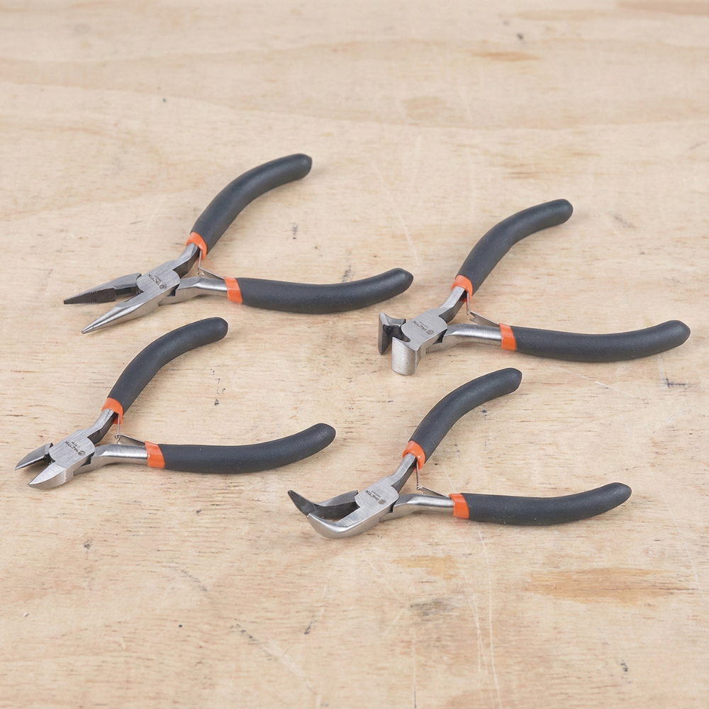 BỘ 4 KÌM CẮT MINI TACTIX BẰNG THÉP 120/110/100MM