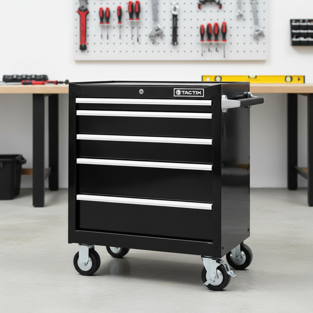 TỦ DỤNG CỤ 5 NGĂN KÉO TACTIX 68X46X82CM BẰNG THÉP
