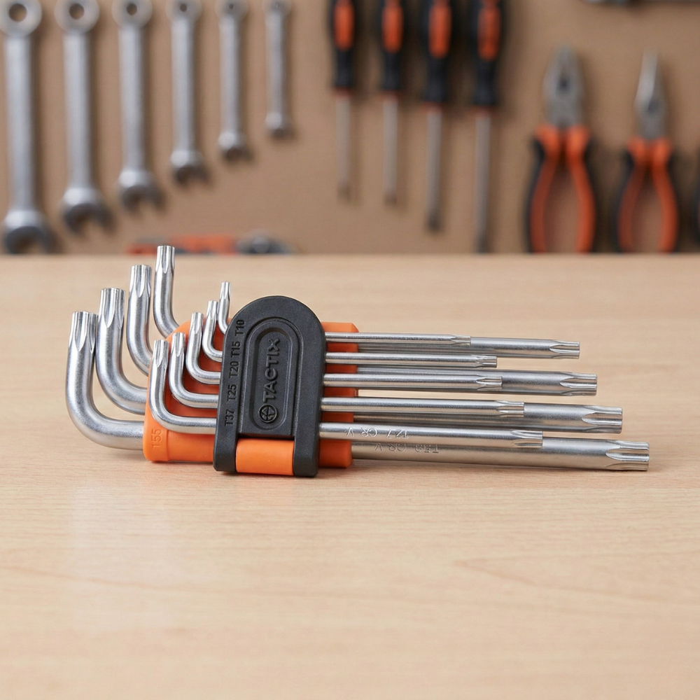 KHÓA LỤC GIÁC VẶN ĐAI ỐC CHỮ L ĐẦU SAO TACTIX