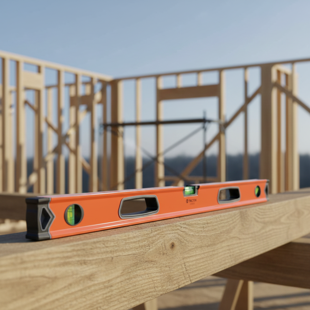 THƯỚC THỦY ĐO GÓC CHỐNG SỐC TACTIX 1200MM NHÔM