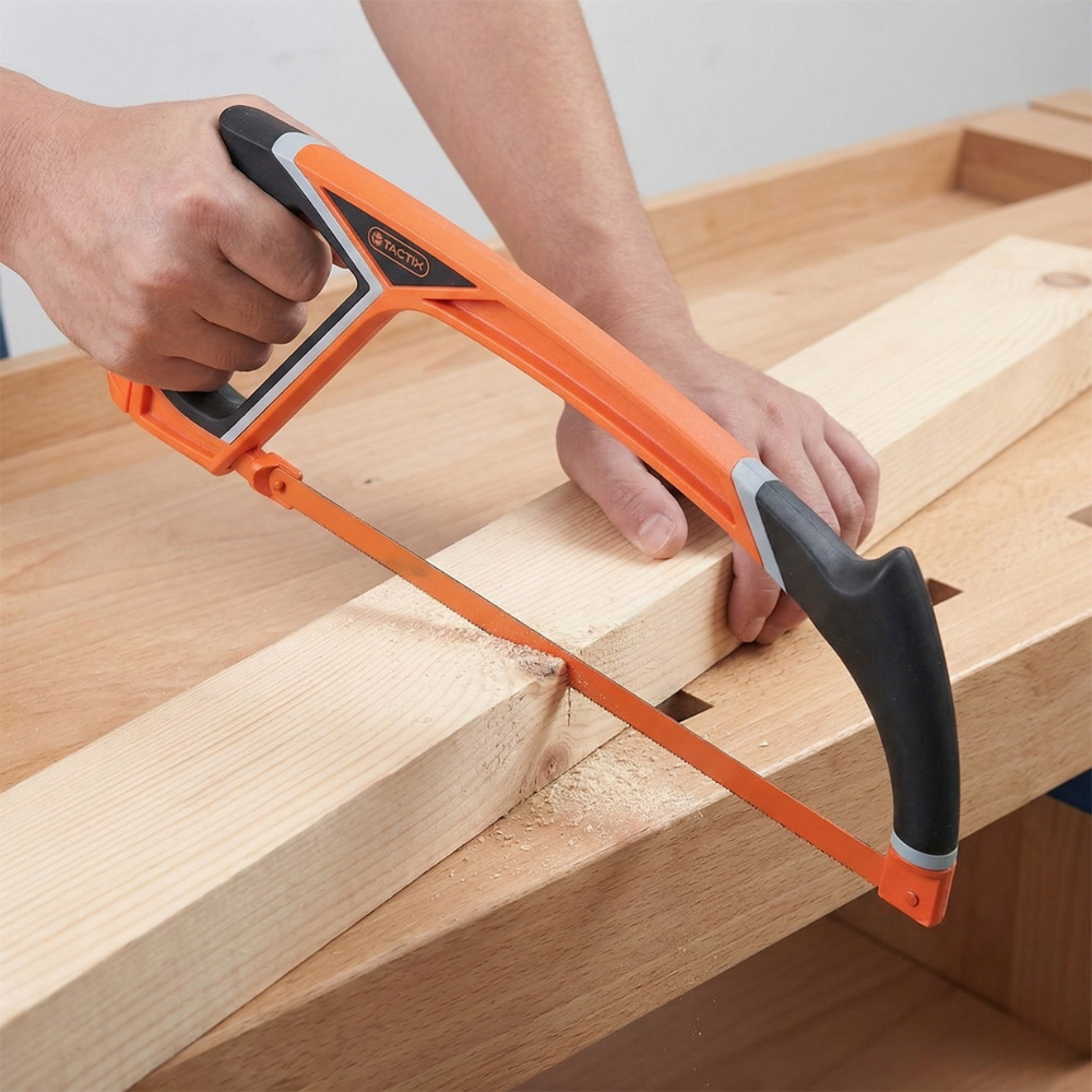CƯA KHUNG CẦM TAY TACTIX 300MM LƯỠI CƯA LƯỠNG KIM