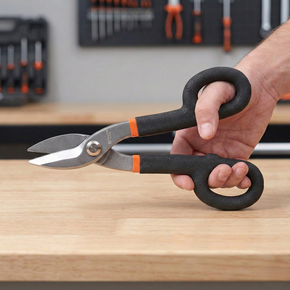 KÉO CẮT SẮT TAY CẦM CHỐNG TRƯỢT TACTIX 300MM THÉP