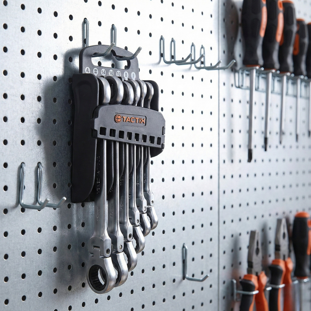 BỘ 7 CỜ LÊ 2 ĐẦU VÒNG UỐN CONG TACTIX 8-19MM CR-V