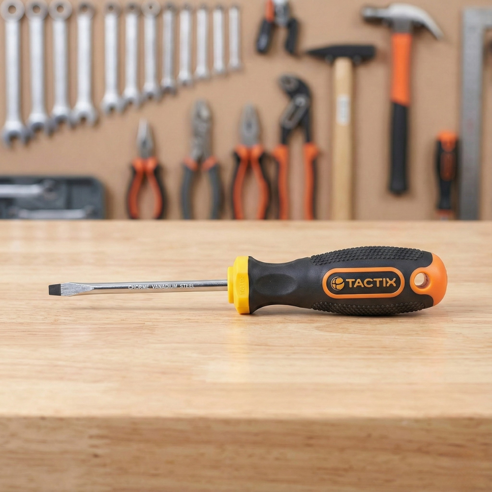 TUỐC NƠ VÍT CÓ RÃNH ĐẦU TỪ TACTIX205001THÉP 3X75MM