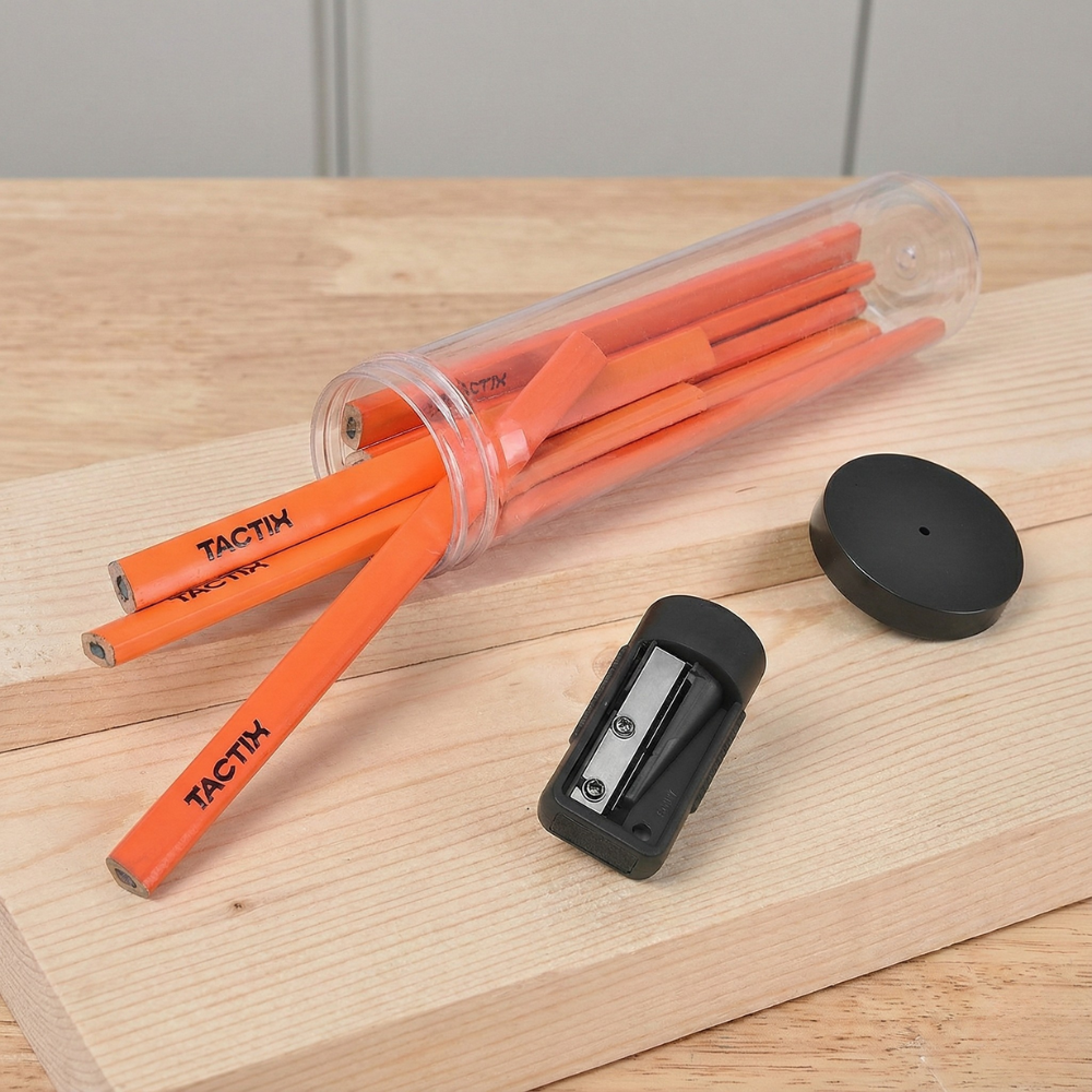 BỘ 8 BÚT CHÌ KĨ THUẬT VÀ ĐỒ CHUỐT TACTIX 175MM