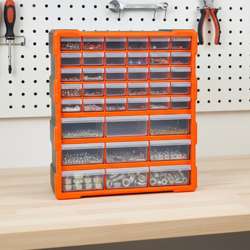 HỘP ĐỰNG 39 NGĂN TACTIX 48.5X38.5X16CM BẰNG NHỰA