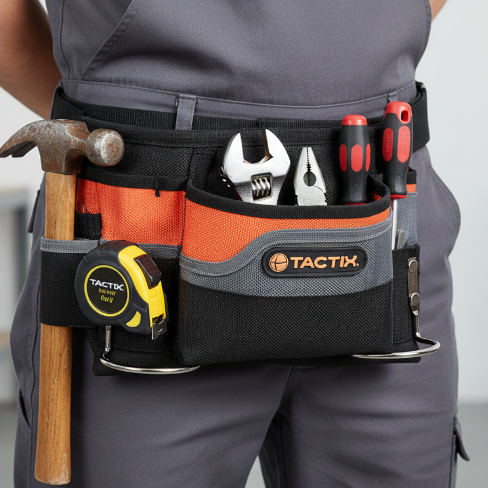 TÚI ĐEO DỤNG CỤ 8 NGĂN TACTIX 28X24.6X7.9 BẰNG VẢI