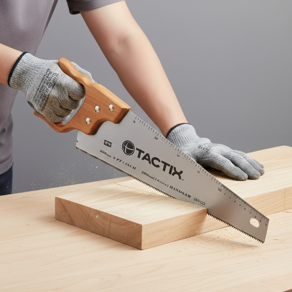CƯA CẦM TAY TACTIX 265125 BẰNG THÉP 500MM