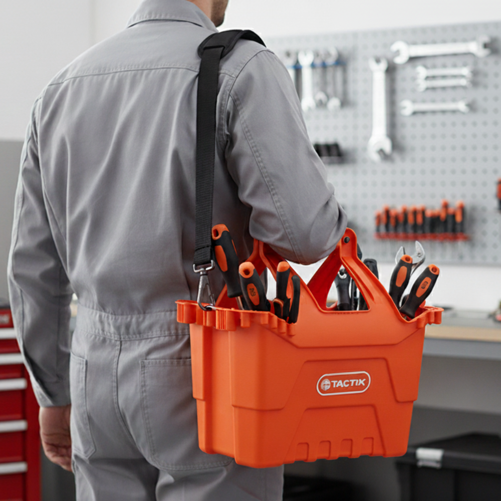 GIỎ ĐỰNG DỤNG CỤ TACTIX 320216#NHỰA 38X34.5X39.5CM